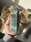 Sea Jasper double terminated