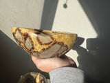 Yellow Septarian Bowl