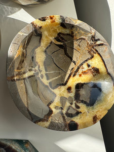 Yellow Septarian gemstone Bowl