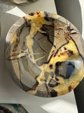 Yellow Septarian gemstone Bowl