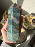 Sea Jasper double terminated