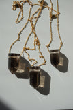 Smoky Quartz Crystal Necklace