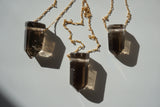 Smoky Quartz Crystal Necklace