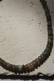 Labradorite Crystal Necklace -15"