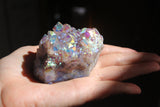 Aura Amethyst cluster