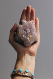 Aura Amethyst cluster