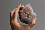 Aura Amethyst cluster