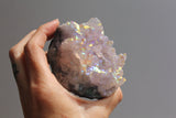 Aura Amethyst cluster