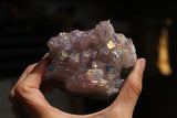 Aura Amethyst cluster