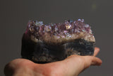 Rainbow Aura Amethyst cluster