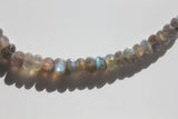 Labradorite Crystal Necklace -15"