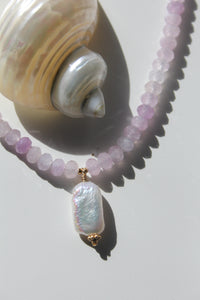 Lavender Jade Necklace