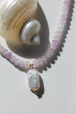 Lavender Jade Necklace