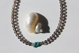 Kingman Turquoise & Smoky Crystal Necklace